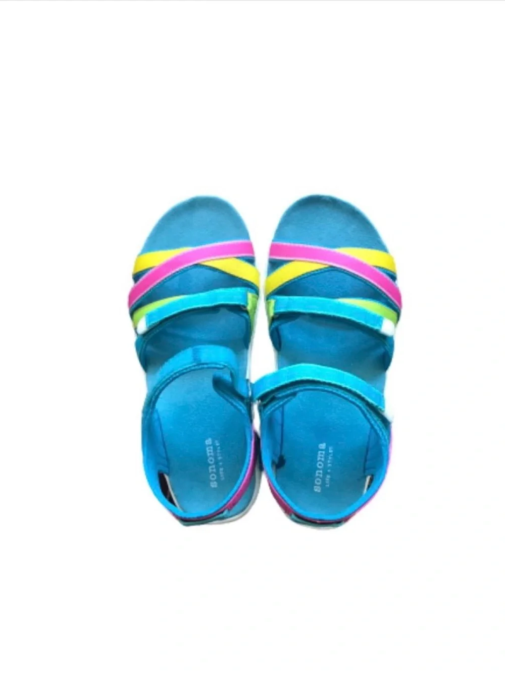 Sonoma Jolene Multicolor Light Weight Girls Sandal 4 Size